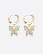 BUTTERFLIES. - 14K GOLD