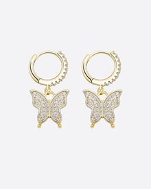 BUTTERFLIES. - 14K GOLD