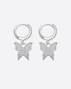 BUTTERFLIES. - WHITE GOLD