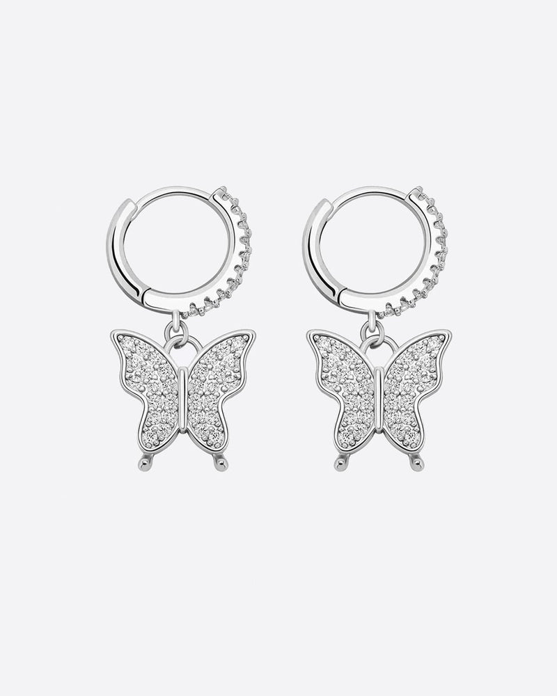 BUTTERFLIES. - WHITE GOLD