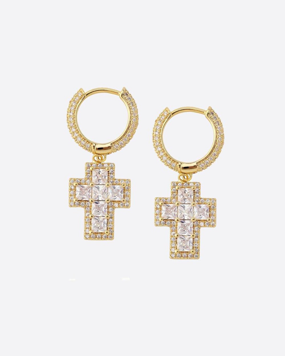 FROZEN CROSS. - 18K GOLD
