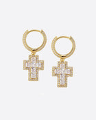 FROZEN CROSS. - 18K GOLD
