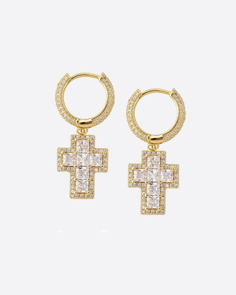 FROZEN CROSS. - 18K GOLD