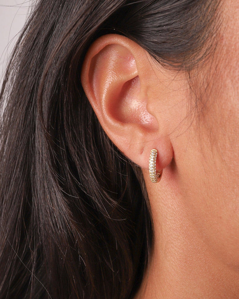 HOOPS 925. - 18K GOLD