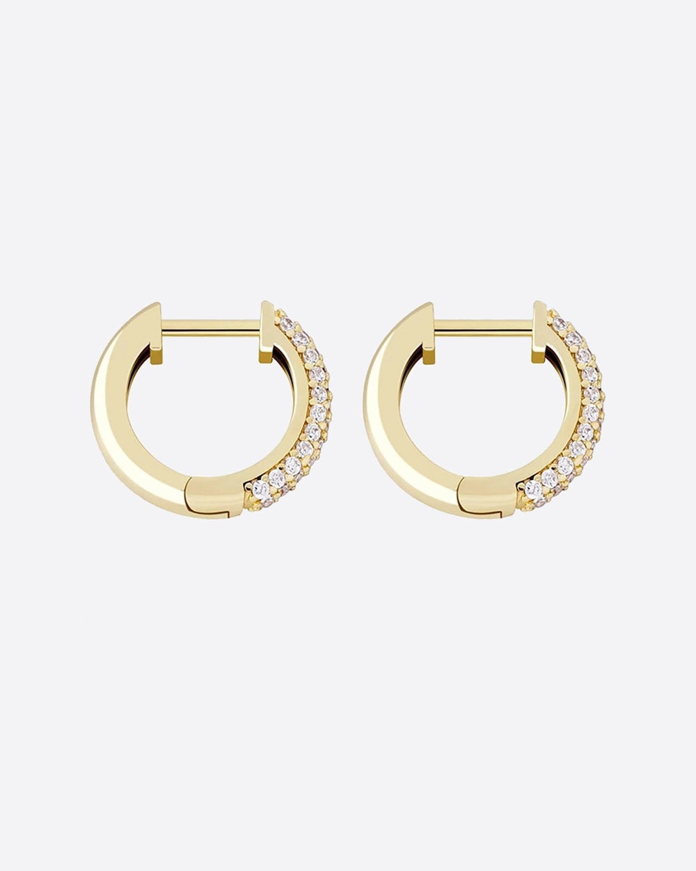HOOPS 925. - 18K GOLD