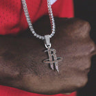 Houston Rockets Pendant in White Gold - The GLD Shop