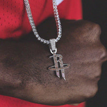 Houston Rockets Pendant in White Gold - The GLD Shop