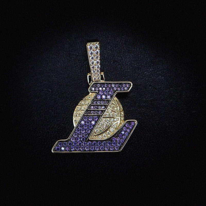 Lakers Alternate Logo Pendant - The GLD Shop