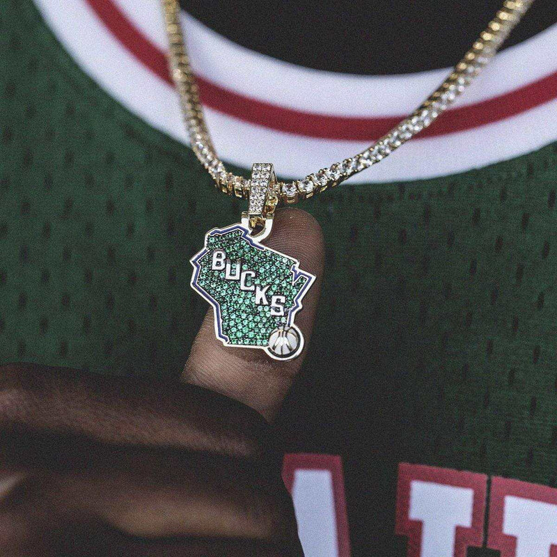 Milwaukee Bucks Pendant - The GLD Shop